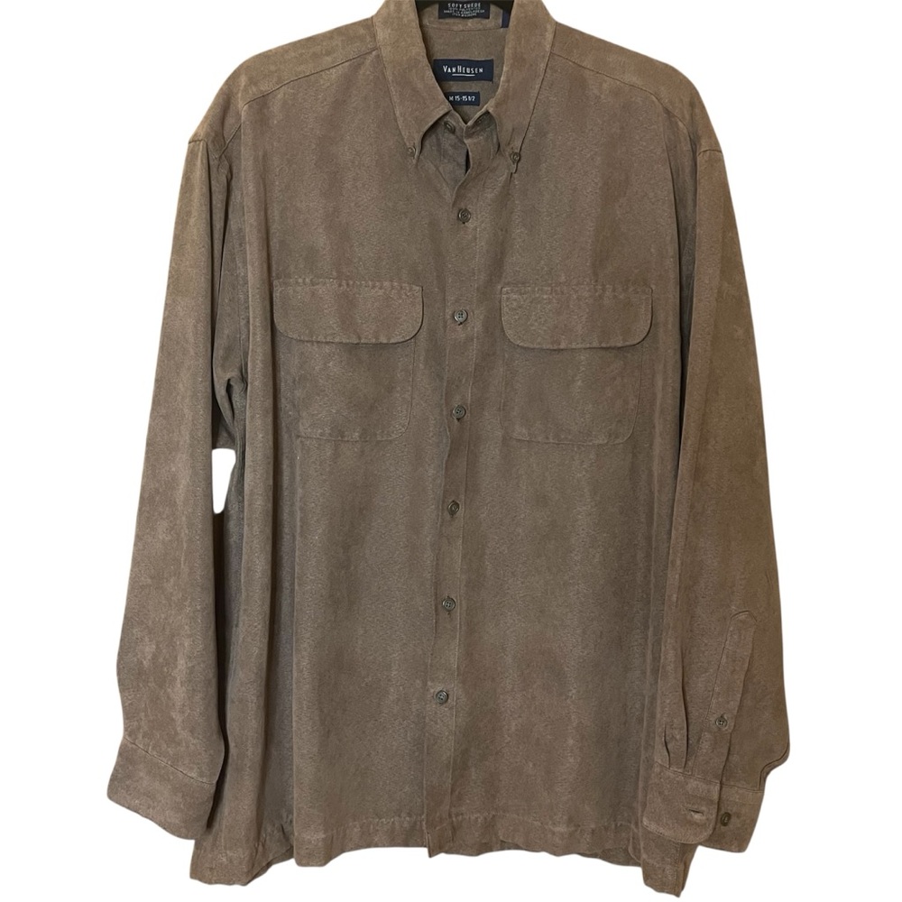 Van Heusen Soft Suede Men's Shirt (M)